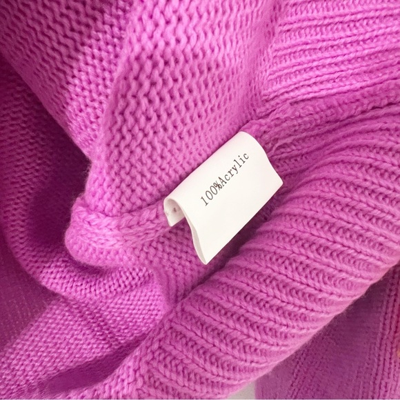 Queen of Sparkles Rainbow Fringe Sweater Size Medium M - Picture 5 of 8